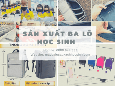 sản xuất ba lô học sinh